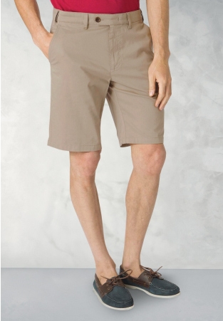 Ashdown Stretch Cotton Sand Chino Shorts