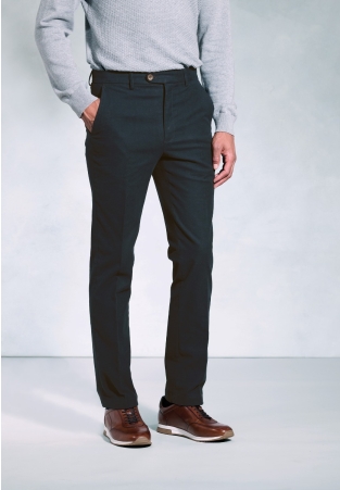 Regular Fit Kerswell Navy Cotton Moleskin Pants