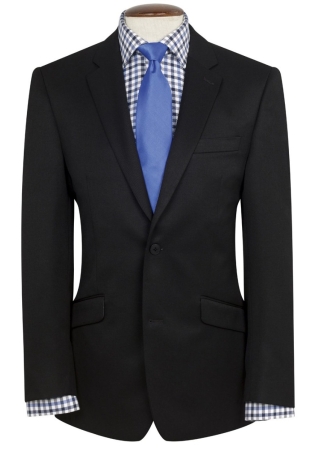 Tailored Fit Zeus Black Washable Suit