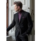 Tailored Fit Dijon Black Suit - Vest Optional