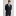 Tailored Fit Wells Navy Wool Blend Double Breasted Suit - Vest Optional