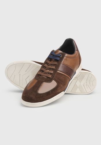 Hawthorn â€˜Hybridâ€™ Leather Trainer Shoe