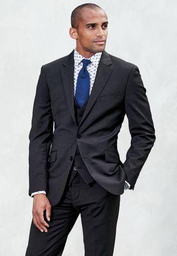 Tailored Fit Avalino Charcoal Suit Jacket