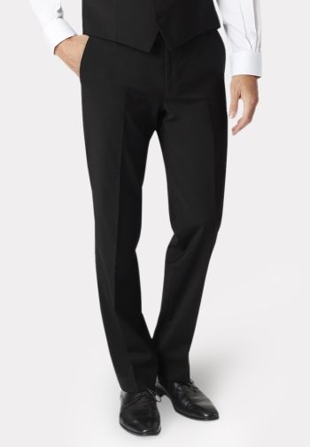 Tailored Fit Avalino Black Suit Pants