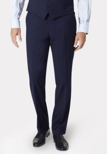 Tailored Fit Avalino Mid Blue Suit Pants