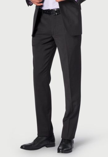 Tailored Fit Cassino Charcoal Washable Suit Pants