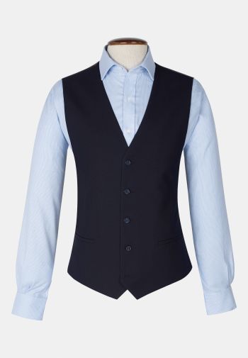 Tailored Fit Navy Vest