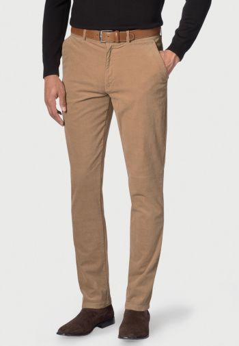 Tailored Fit Shakespeare Sand Corduroy Pants