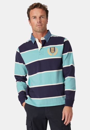 Staithes Hooped Rugby Shirt