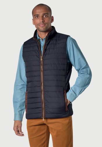 Tampa Navy Quilted Puffer Vest