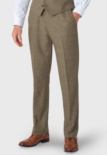 Tailored Fit Woolf Pure New Wool Suit Pants
