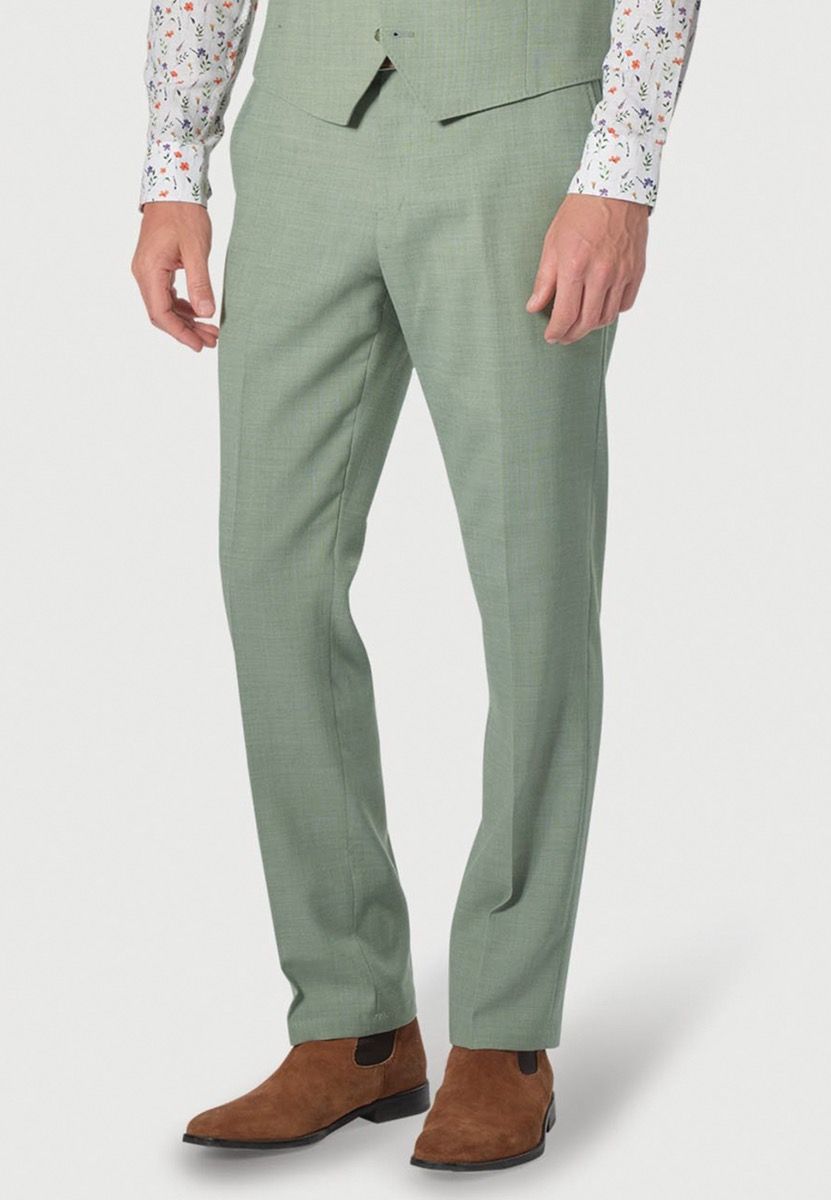 Haggar H26 Men's Tailored Fit Premium Stretch Suit Pants - Blue 34x30 :  Target