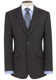 Tailored Fit Aldwych Charcoal Washable Suit - Vest Optional