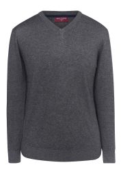 Boston Charcoal V-neck Sweater