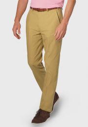 Tailored Fit Amiss Sand Linen Cotton Stretch Pants