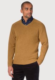 Barton Moss Lambswool V-Neck Sweater