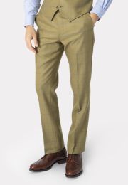 Tailored Fit Fountains Sage Check Pure New Wool Suit Pants