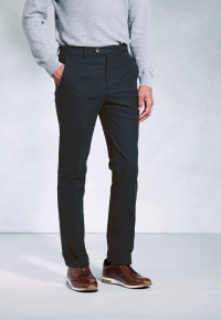 Regular Fit Kerswell Navy Cotton Moleskin Pants