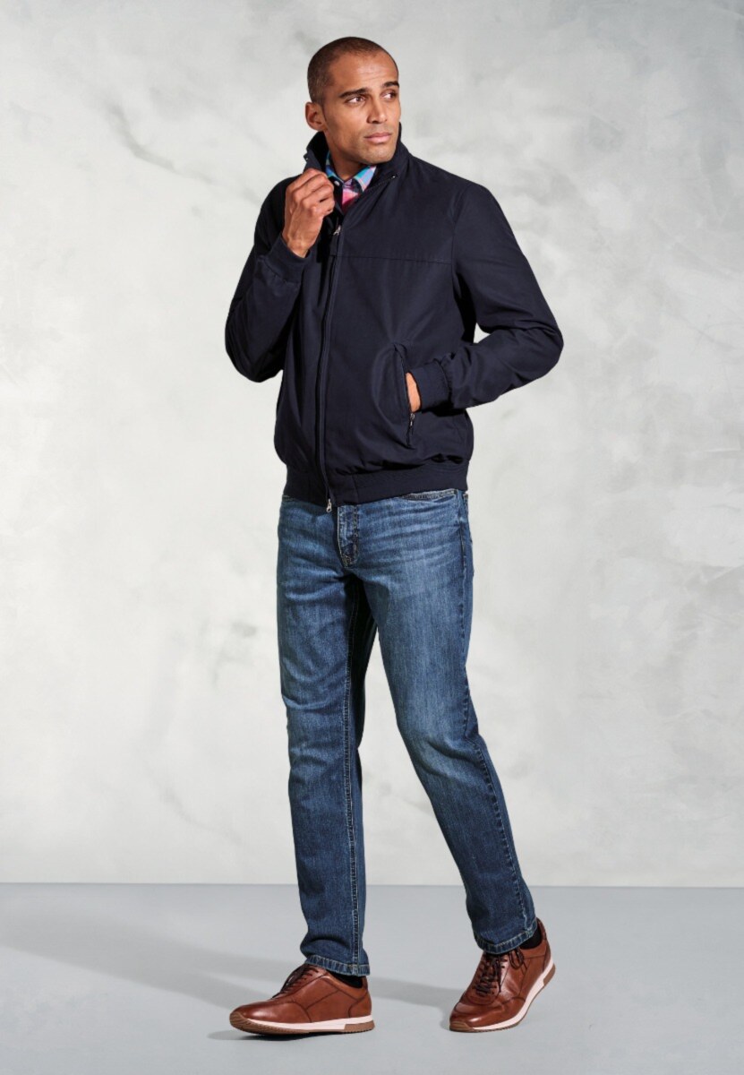Hanks Navy Harrington Jacket
